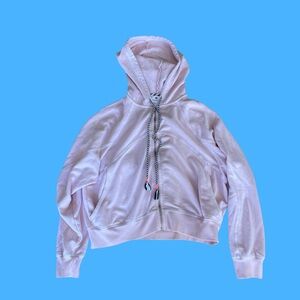 Sundry Soft Pink Horizon Zip Hoodie